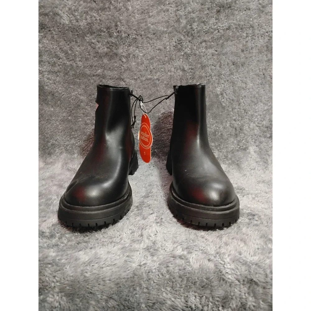 Wonder‎ Nation Toddler And Girls Glitter Star Chelsea Boots Size 5